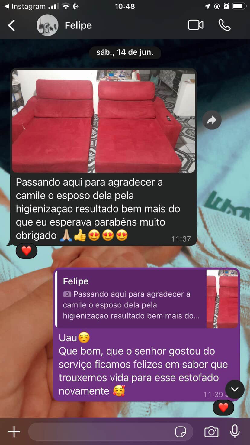 Depoimento de Cliente